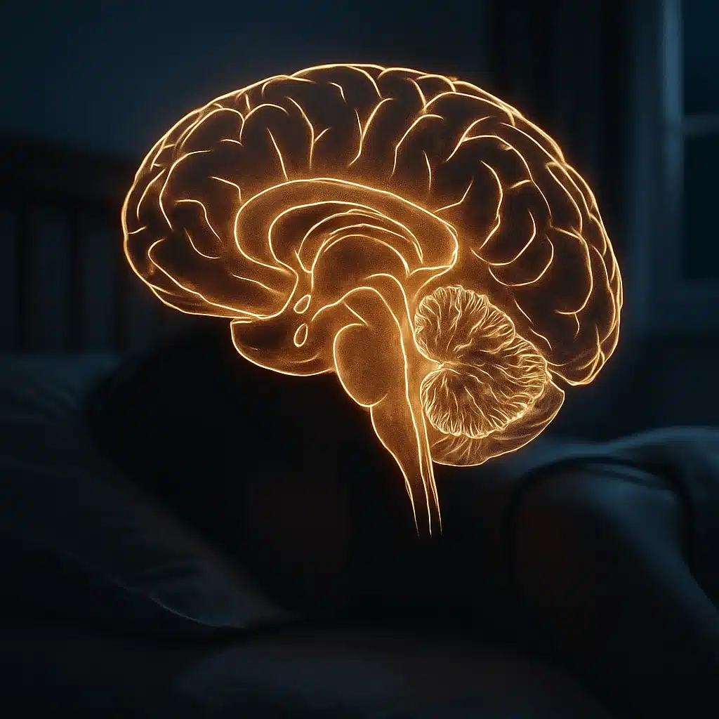 Hormone shifts from Zepbound may affect the brain’s sleep regulation Zepbound insomnia and hormone imbalance brain visualization