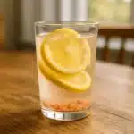 Pink salt weight loss recipe morning drink with lemon