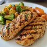Grilled chicken tenderloins high in nutrition