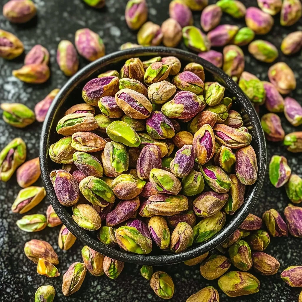 Text: ingredients for homemade pistachio cream recipe